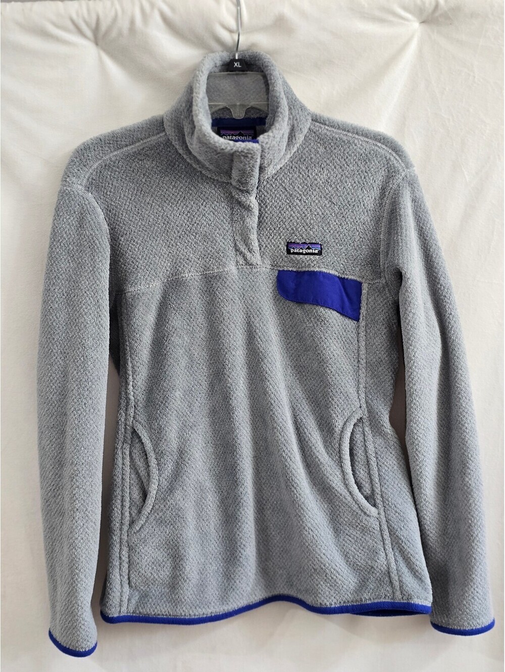 Patagonia Re-Tool Snap T 25Gray Fleece Pullover Jacket Size L